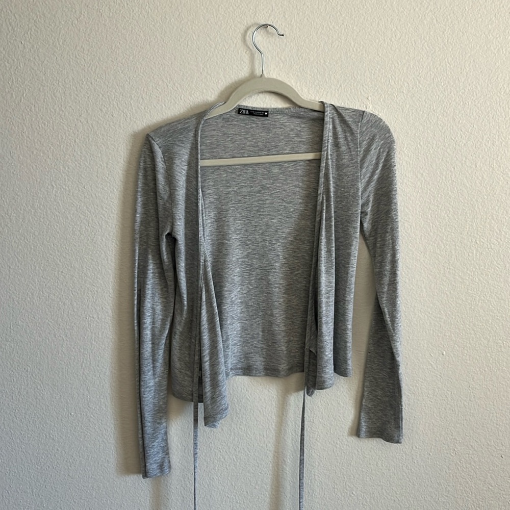 Zara wrap shirt